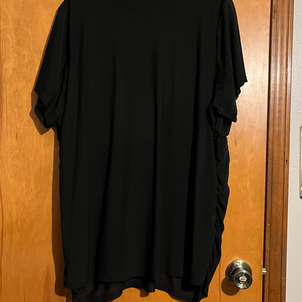 Lane Bryant Black Short Sleeve top